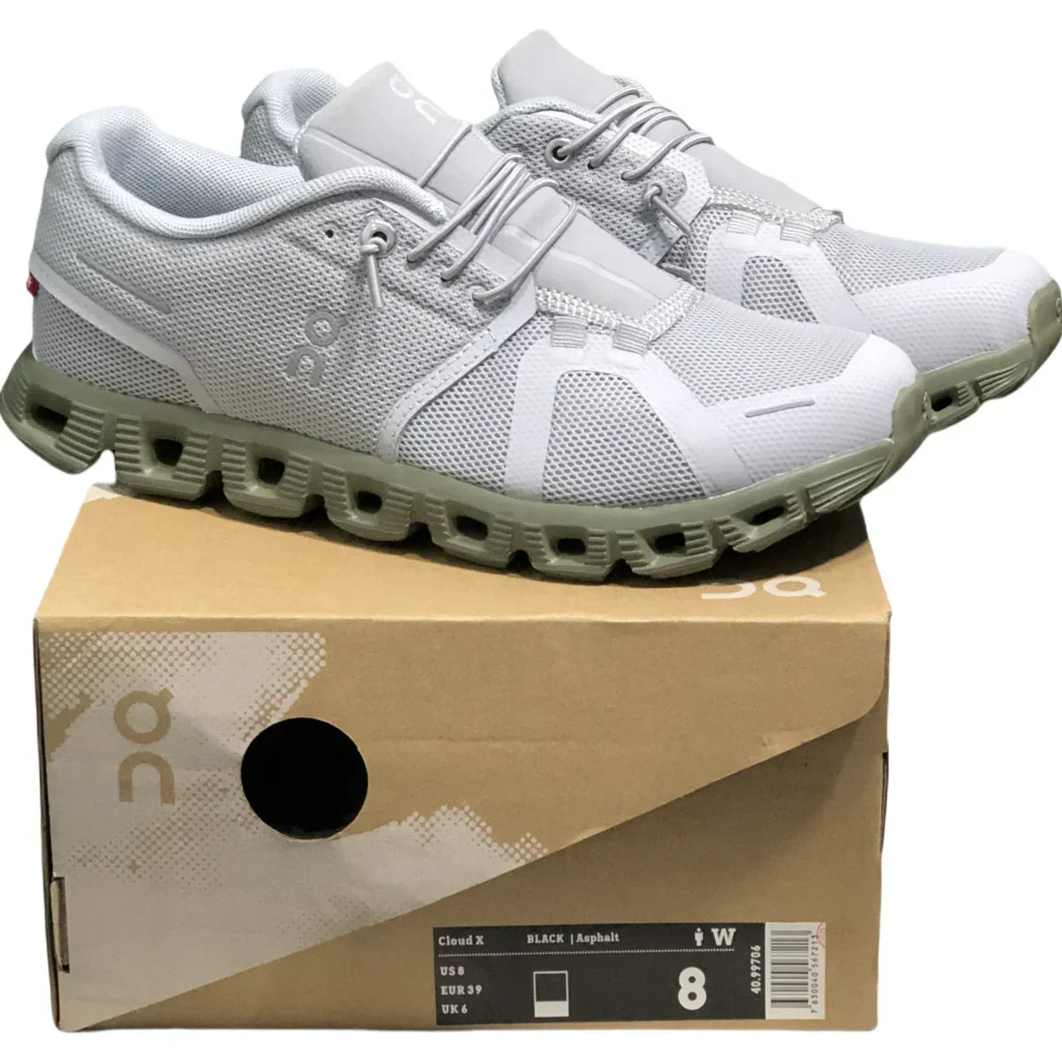 On Cloud 5 Men's Grayish/Green