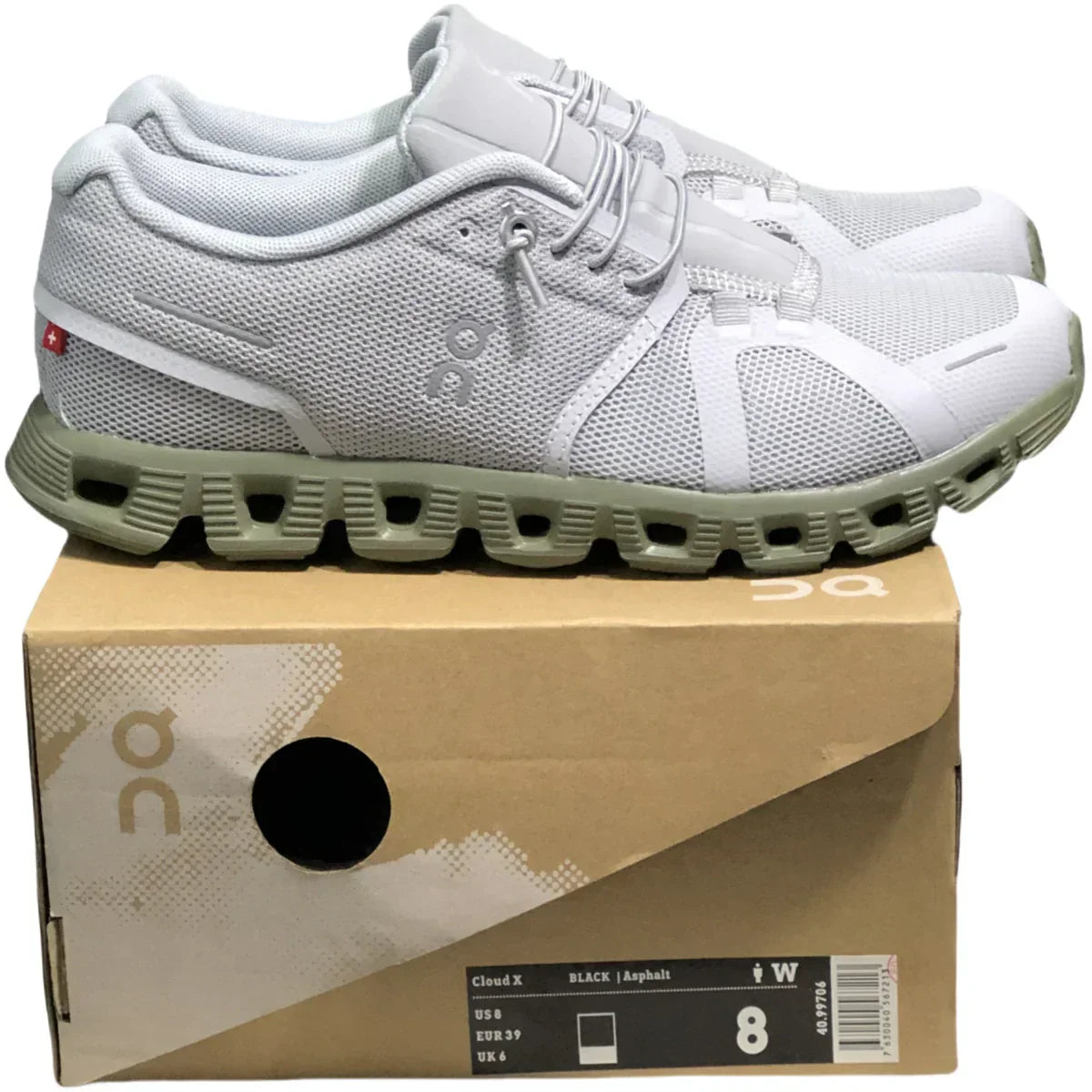 On Cloud 5 Men's Grayish/Green