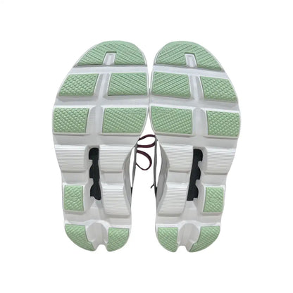 On cloudmonster  Women's White/Black/Rose